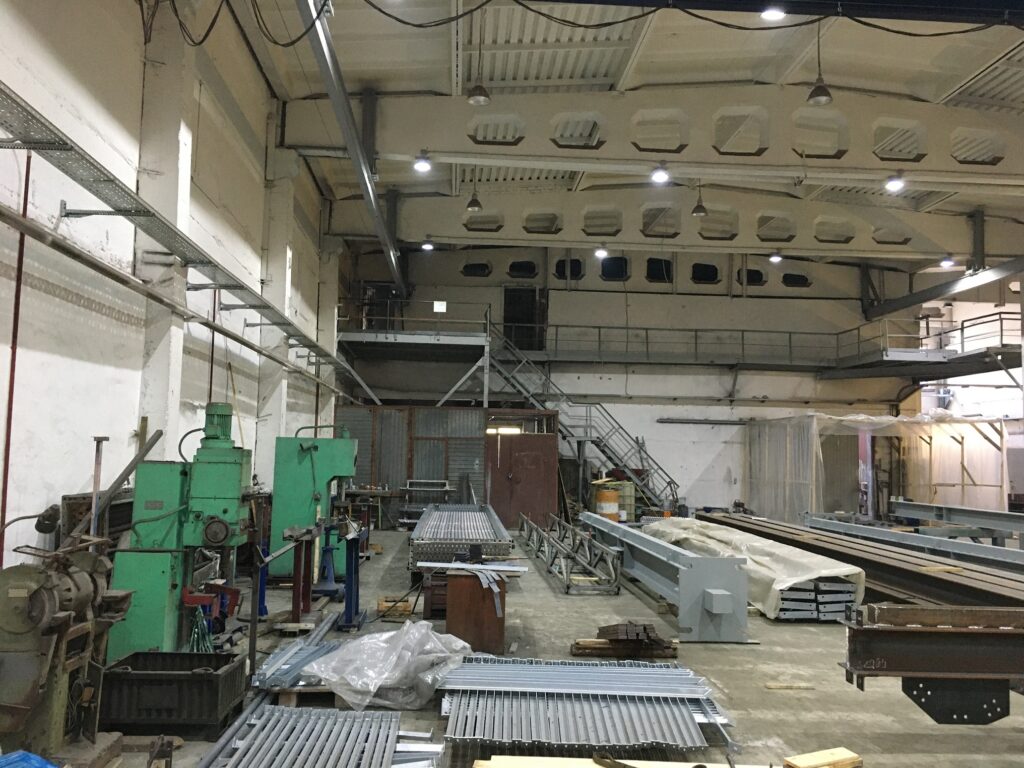 Электрика промышленного объекта, пример